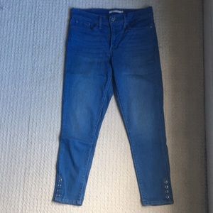 Levi’s snap ankle skinny jeans